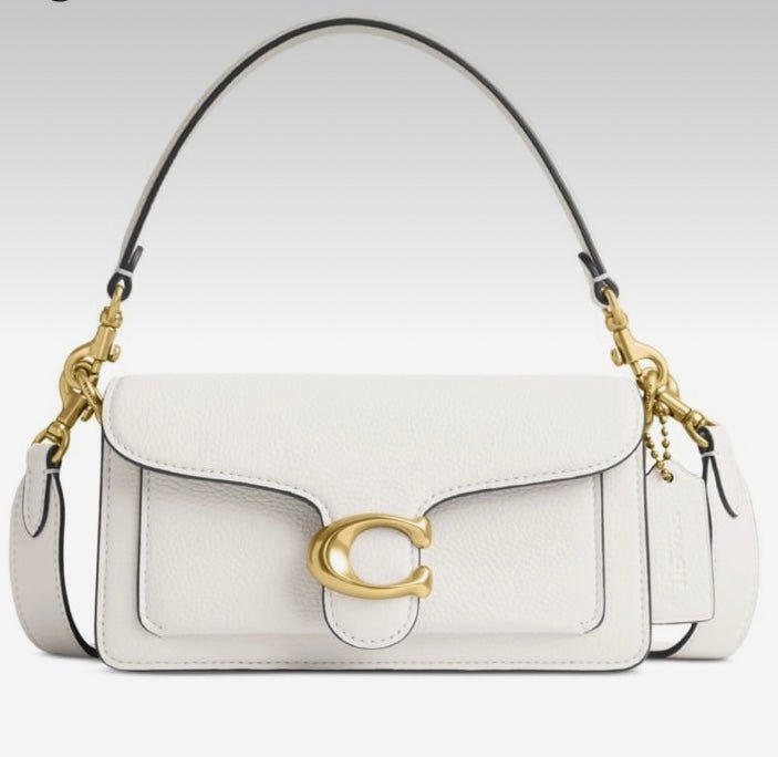 coach shoulder bag cream - Handbags - Street Couture Vintage Boutique