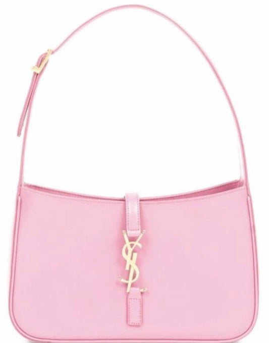 pink saint laurent shoulder bag - Street Couture Vintage Boutique